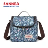 Saneng hand-held printed lunch box bags, office workers' bento bags, insulated bags, cold-proof lunch bags, outdoor picnic ice packs in stock details Picture